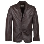 Men's Leather Blazers