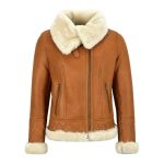 Women’s Leather Bomber Jacket