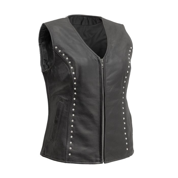 Women's Leather Vest