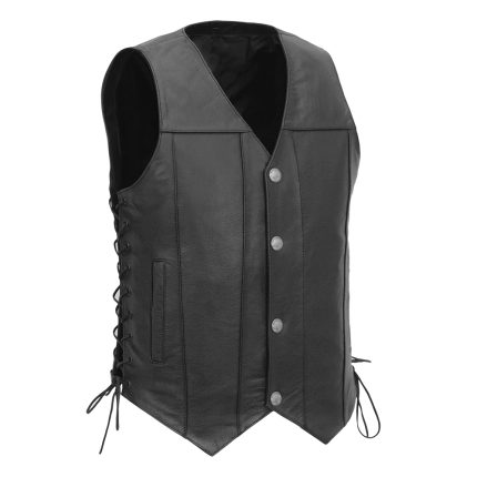 Men's Leather Vest