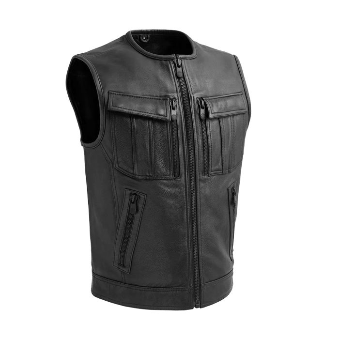 Men's Leather Vest