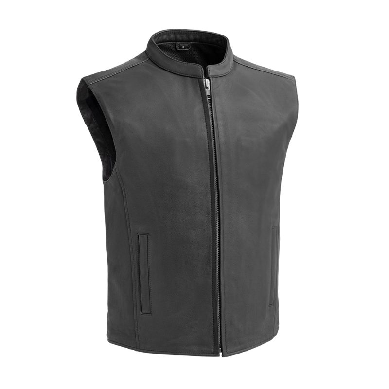 Men's Leather Vest