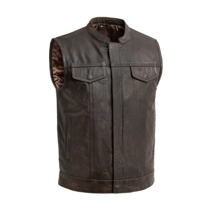 Men's Leather Vest