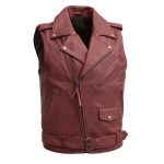 Men's Leather Vest